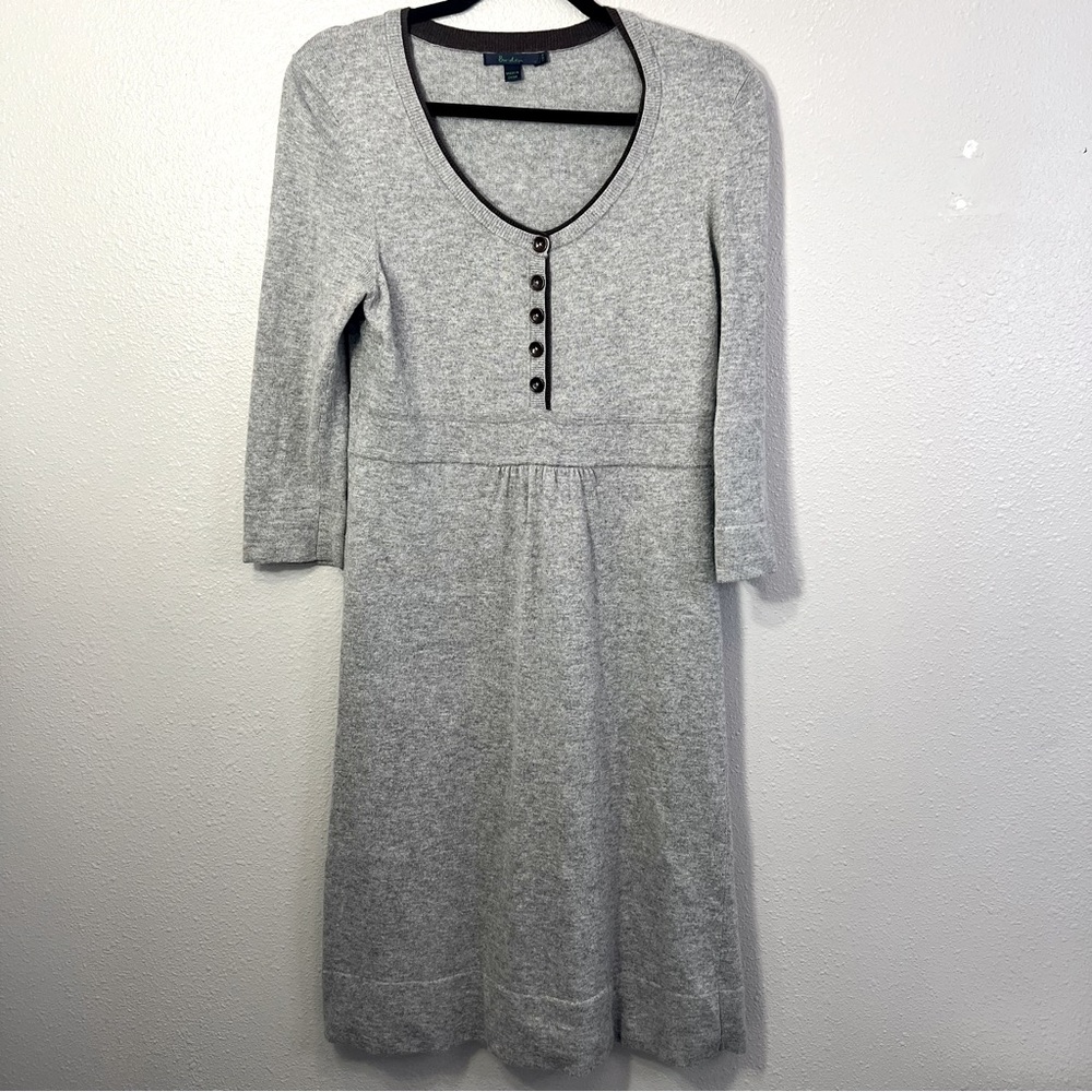 Boden Cashmere Angora Rabbit Hair Blend Sweater Dress, Size 12R